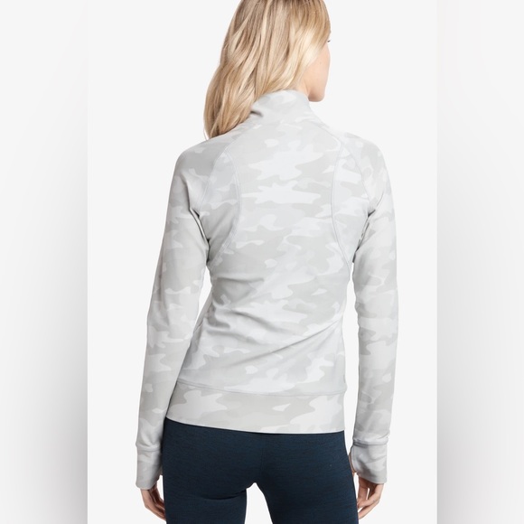Lole Womens Gray Camo Essential Up Full-Zip Cardigan Jacket - size XS - Picture 9 of 9
